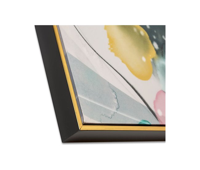 Conforama Cuadros Presume De Casa Jade82*82*4.5azul/rosalienzo Lacado/marco Ps