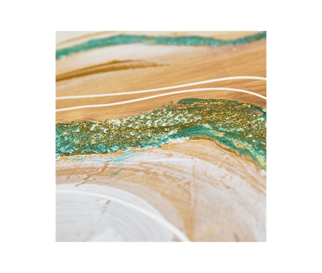 Conforama Cuadros Presume De Casa Michigan82*82*4.5salmon/verdelienzo/ps