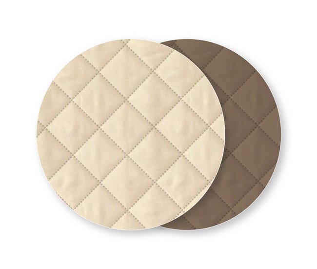 Conforama Cubre Sofá Acolchado Reversible 1 Plaza Donegal Collections Nina Beige / Marrón