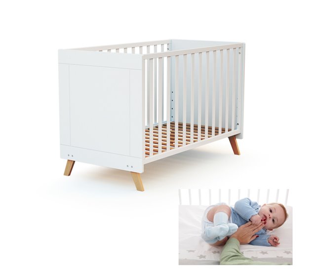 Conforama Cuna Colecho Sakura Convertible En Cama (kit Opcional)