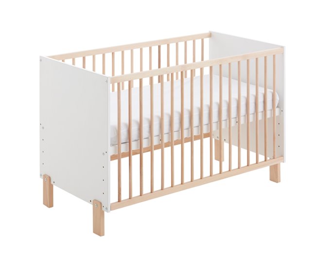 Conforama Cuna colecho Umami 120x60 + kit colecho + 4 ruedas