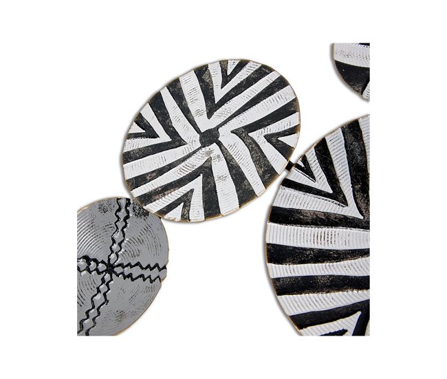 Conforama Decoracion Presume De Casa Metal 132*61*7.6 Blanco/negro Metal