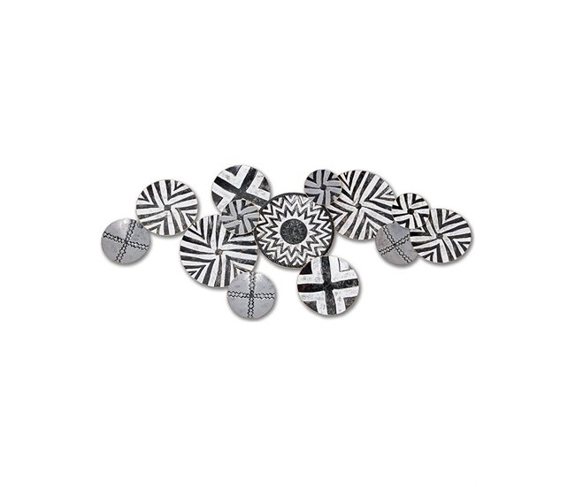 Conforama Decoracion Presume De Casa Metal 132*61*7.6 blanco/negro metal