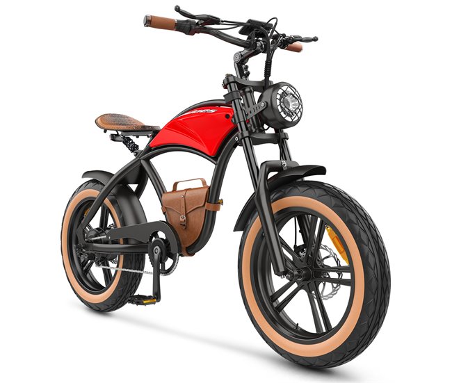 Conforama Descubre La Hidoes HD-B10: E-bike 1000W Batería 48V13AH Roja Vintage