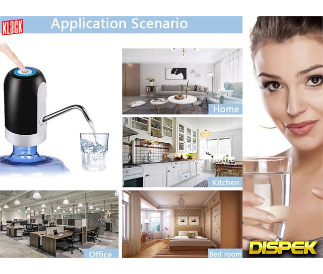 Conforama Dispensador De Agua Eléctrico Grifo Botella Bomba Automático Dosificador Garrafa