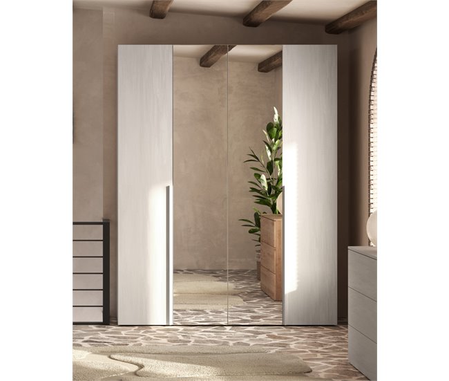 Conforama Dormitorio Completo NAPOLI Espejo Color Blanco