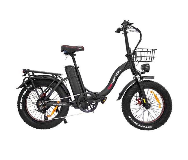 Conforama DrveTion CT20 E-Bike - Motor 750W Batería 48V 20AH Ruedas 20" Negro