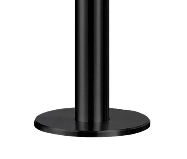 Conforama Ducha Sined Palau Negra Con Ducha De Diámetro 25cm Ducha Para Uso Interior Y Exterior Con Grifo Mezclador Y Lavapies Cuerpo Y Accesorios En Acero Inoxidable AISI 316L Acero Marino. Ducha Con Suministro De Agua Calient