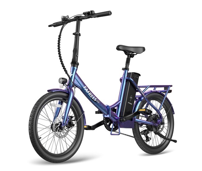 Conforama E-bike FAFREES F20 Lasting | Potencia 250W | Autonomía 120KM | Azul Púrpura