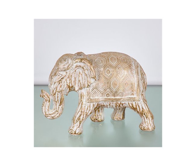 Conforama Elefante Presume De Casa Sabanah24.5*16*10doradoresina