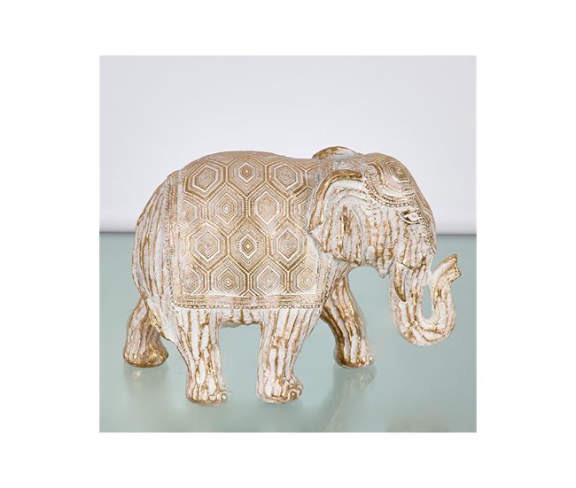 Conforama Elefante Presume De Casa Sabanah24.5*16*10doradoresina