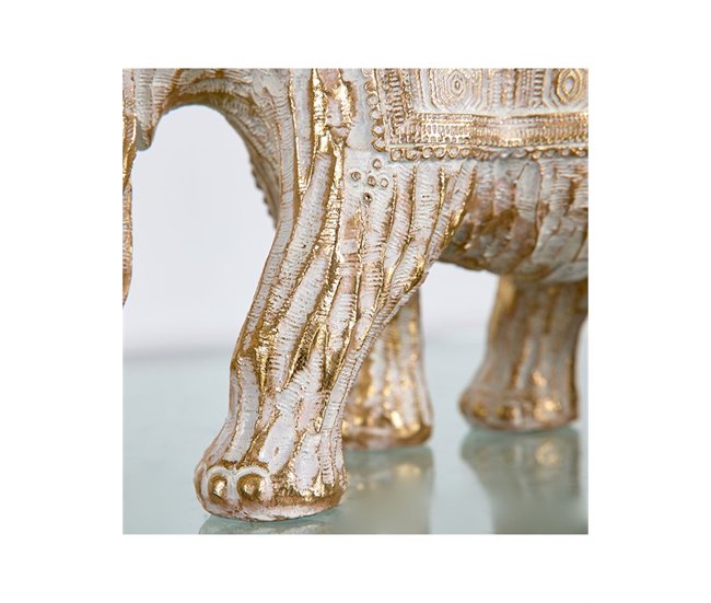 Conforama Elefante Presume De Casa Sabanah24.5*16*10doradoresina