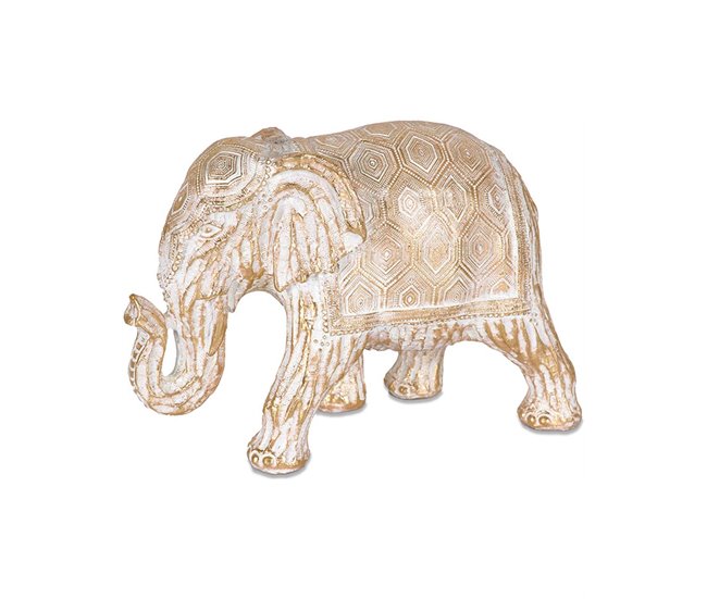 Conforama Elefante Presume De Casa Sabanah24.5*16*10doradoresina