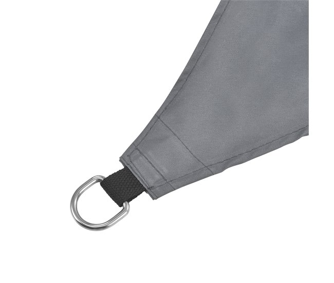 Conforama [en.casa] Toldo Vela De Sombra Para Jardín Repelente Al Agua Triangular 4m X 4m X 4m Gris Oscuro