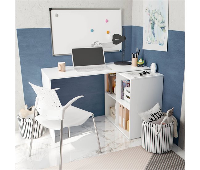Conforama Escritorio Dmanci Escritorio De Esquina Mesa De Oficina Multiusos Escritorio Multiposición Que Ahorra Espacio 152x49h74 Cm Blanco