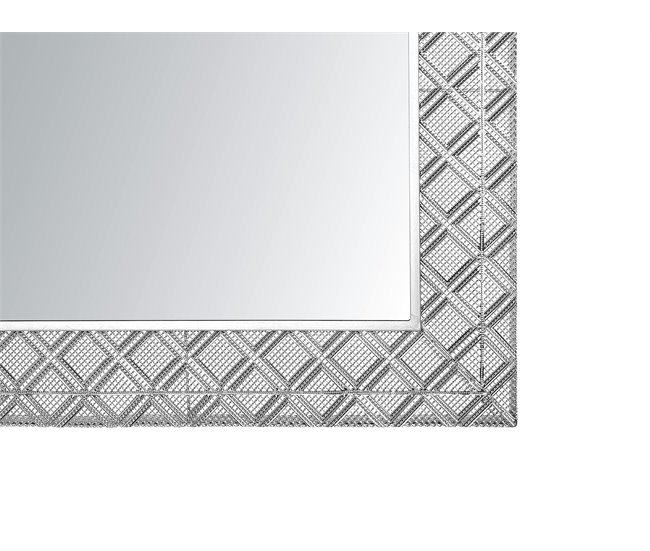 Conforama Espejo De Pared 80x80 Cm Plateado EVETTES