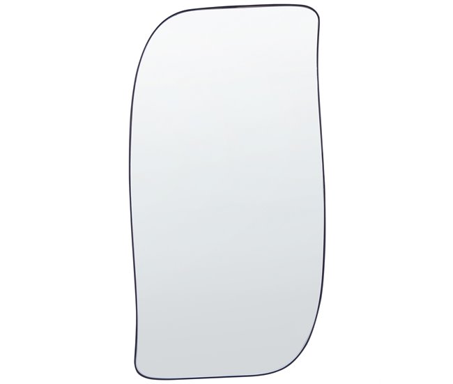 Conforama Espejo de pared de metal negro 37 x 70 cm MONTCLUS