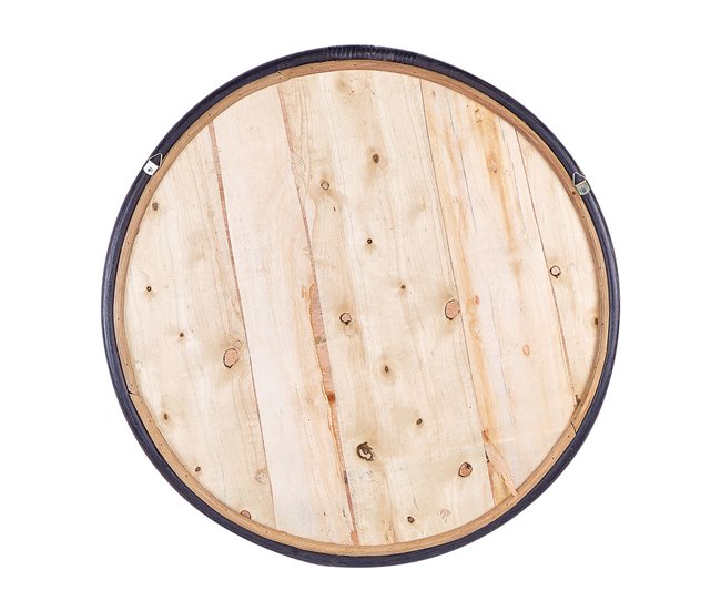 Conforama Espejo De Pared De Ratán Redondo Negro ø 60 Cm DAKSA