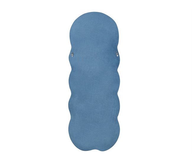 Conforama Espejo De Pared De Terciopelo Azul 57 X 160 Cm LACS