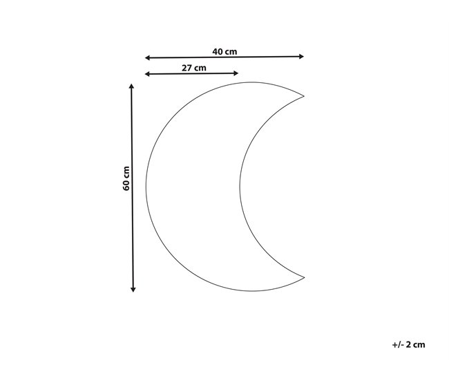 Conforama Espejo De Pared De Vidrio Plateado 40 X 60 Cm PESMES