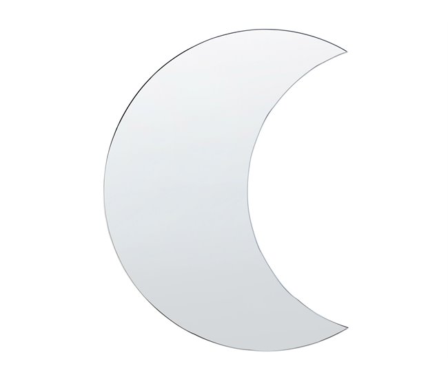 Conforama Espejo de pared de vidrio plateado 40 x 60 cm PESMES