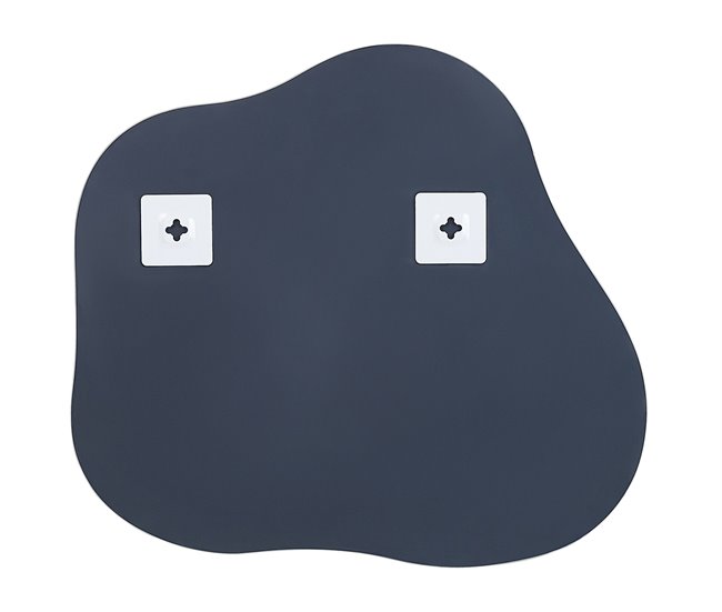 Conforama Espejo De Pared De Vidrio Plateado 50 X 55 Cm BAGNEUX