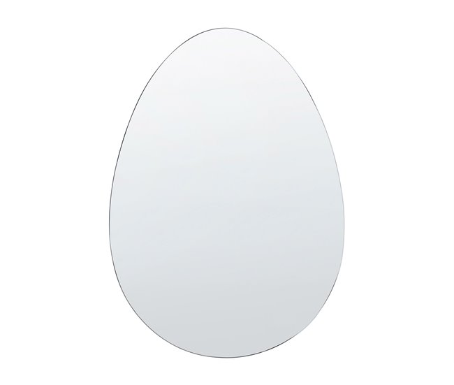 Conforama Espejo de pared de vidrio plateado 50 x 70 cm MONTRESOR