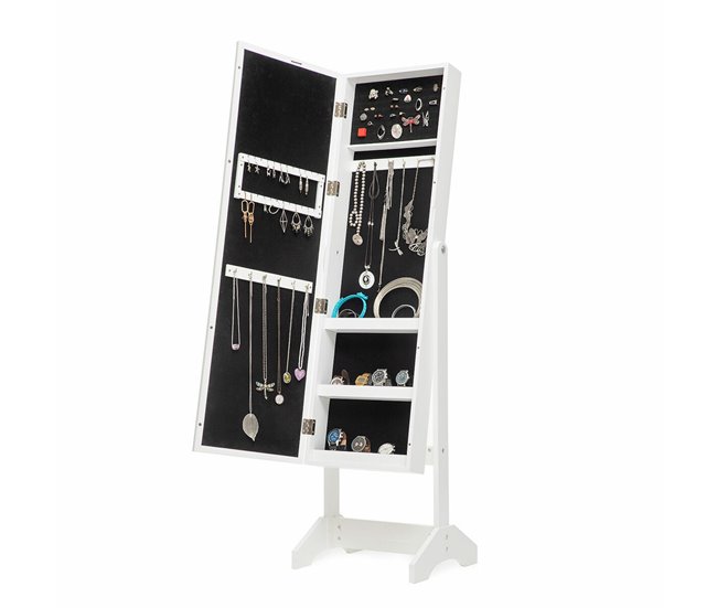 Conforama Espejo Joyero de Pie con LED Jewight InnovaGoods