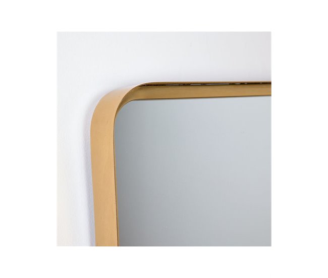 Conforama Espejo Perchero Presume De Casa Mogambo 76.5*39.5*12 Marrón Cristal Mdf Y Metal