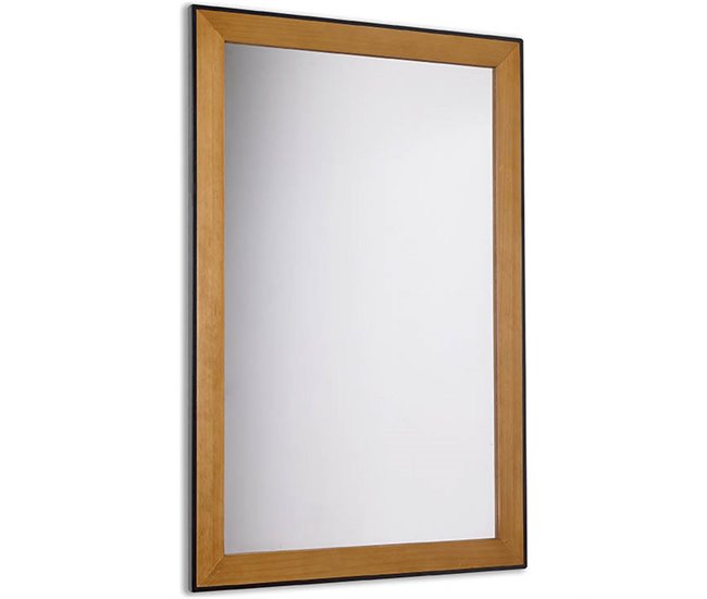 Conforama Espejo Presume De Casa Border 80*120*3 Pino/negro Pino/metal