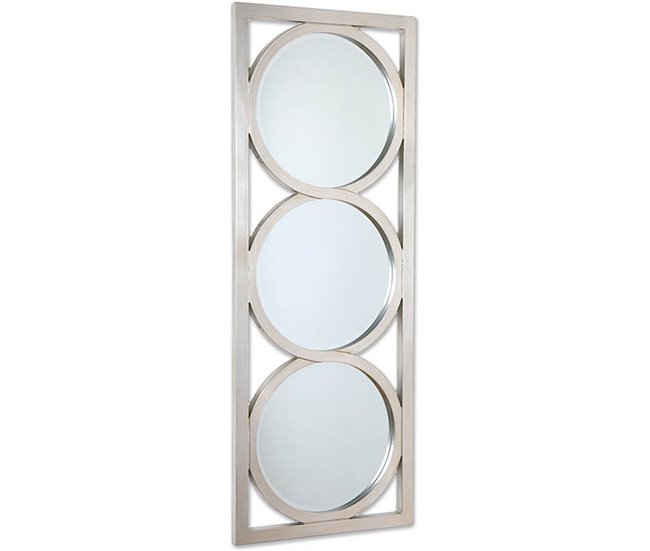 Conforama Espejo Presume De Casa Circulares 45*120*2.5 plateado mdf/espejo Biselado