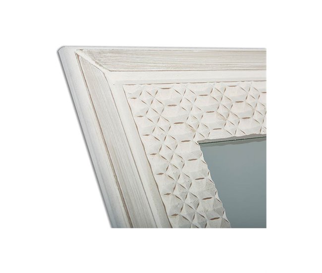 Conforama Espejo Presume De Casa Melanie 60*80*2.5 Beige/espejo Cristal/madera Paulownia