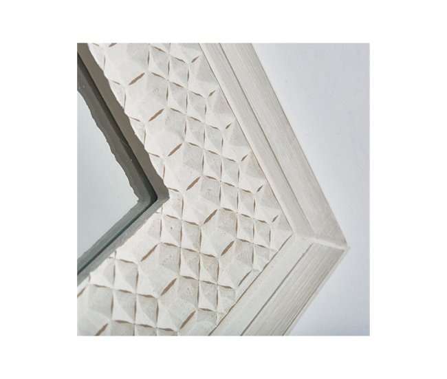 Conforama Espejo Presume De Casa Melanie 60*80*2.5 Beige/espejo Cristal/madera Paulownia