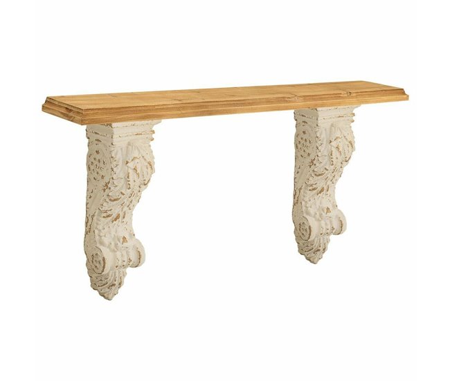 Conforama Estante Alexandra House Living Blanco Abeto Óxido de magnesio 20 x 60 x 120 cm