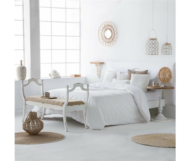 Conforama Estante Alexandra House Living Blanco Madera De Abeto Madera MDF 37 X 15 X 30 Cm