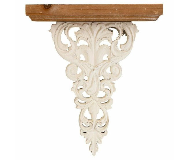 Conforama Estante Alexandra House Living Blanco Madera De Abeto Madera MDF 37 X 15 X 30 Cm
