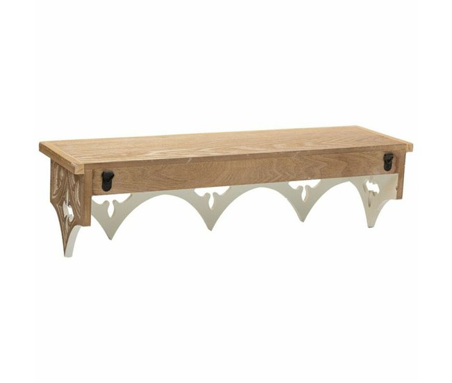 Conforama Estante Alexandra House Living Marrón Madera De Abeto Madera MDF 18 X 17 X 60 Cm