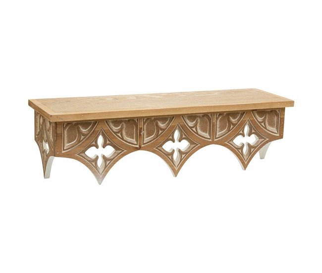 Conforama Estante Alexandra House Living Marrón Madera de abeto Madera MDF 18 x 17 x 60 cm