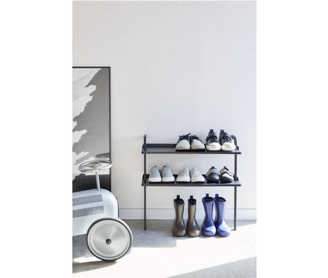 Conforama Estante De Zapatos Para Niños De Metal Negro