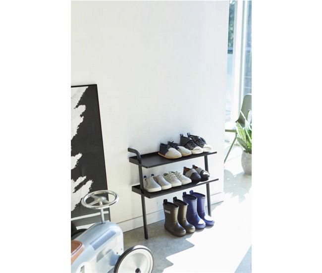 Conforama Estante De Zapatos Para Niños De Metal Negro