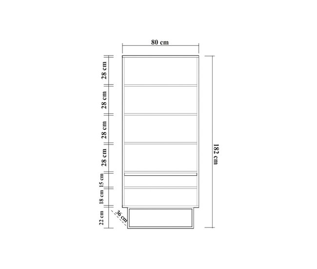 Conforama Estante Para Libros Dbozhana Estante De Oficina Porta Libros Móvil Biblioteca 80x36h182 Cm Nogal Y Negro