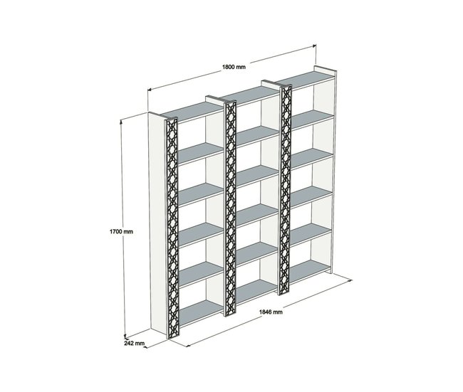 Conforama Estante Para Libros Destéve Estante De Oficina Porta Libros Móvil Biblioteca 185x24h170 Cm Nogal Y Blanco