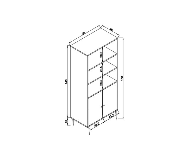 Conforama Estante Para Libros Dmoutinh Estante De Oficina Porta Libros Móvil Biblioteca 90x40h110 Cm Roble