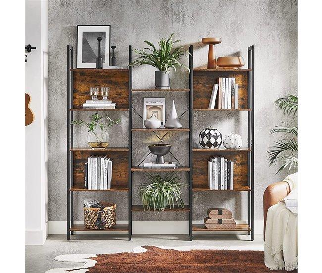 Conforama Estantería 14 Niveles Estilo Industrial - L158 X H166 Cm