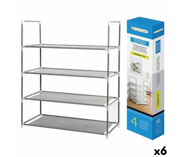 Conforama Estantería Confortime 72 x 58 x 27 cm (6 Unidades)
