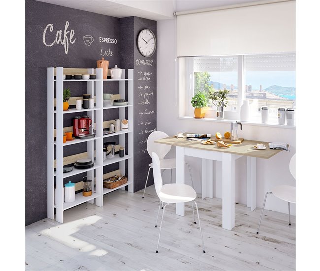 Conforama Estantería De Almacenamiento Yuxtaposicionable 5 Estantes - A170 Cm - Madeira