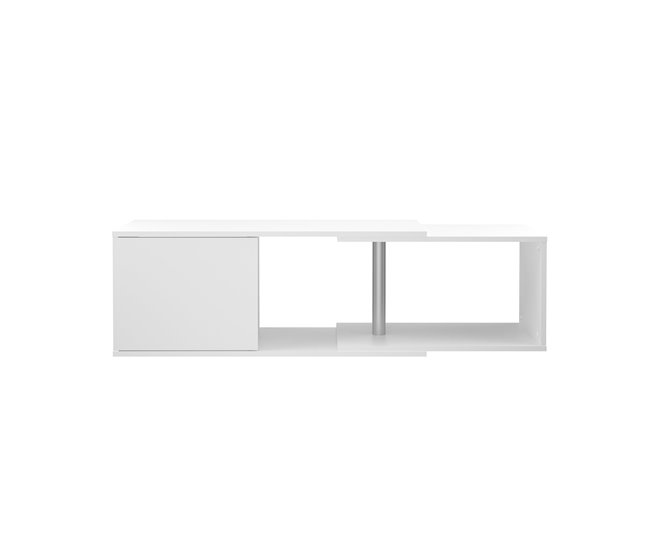 Conforama Estantería de pared 1 puerta 2 baldas ángulo modulable - Flex
