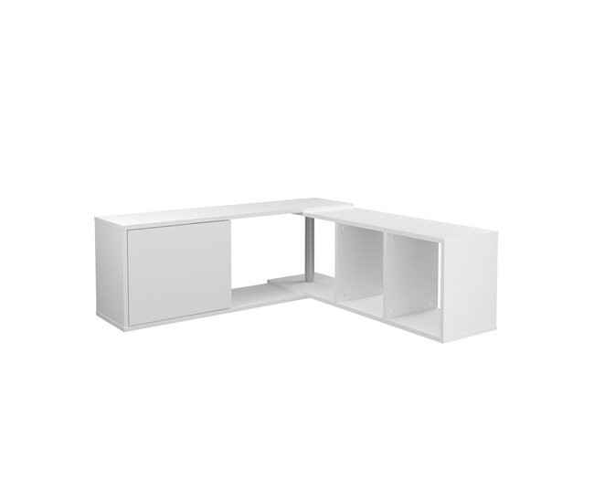 Conforama Estantería De Pared 1 Puerta 4 Baldas Con ángulo Modulable - Flex