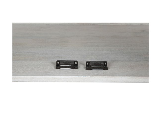 Conforama Estantería DKD Home Decor Blanco Madera De Mango 116 X 40 X 160 Cm (1)