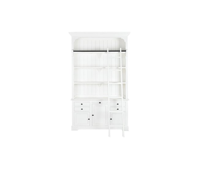 Conforama Estantería DKD Home Decor Blanco Madera MDF 137 X 38 X 234 Cm